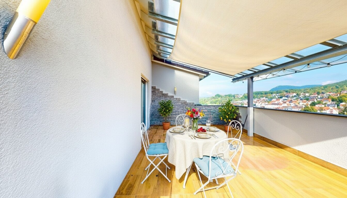 Modernes Mehrfamilienhaus mit Burgblick in ruhiger Lage in Neuffen (bei Stuttgart)