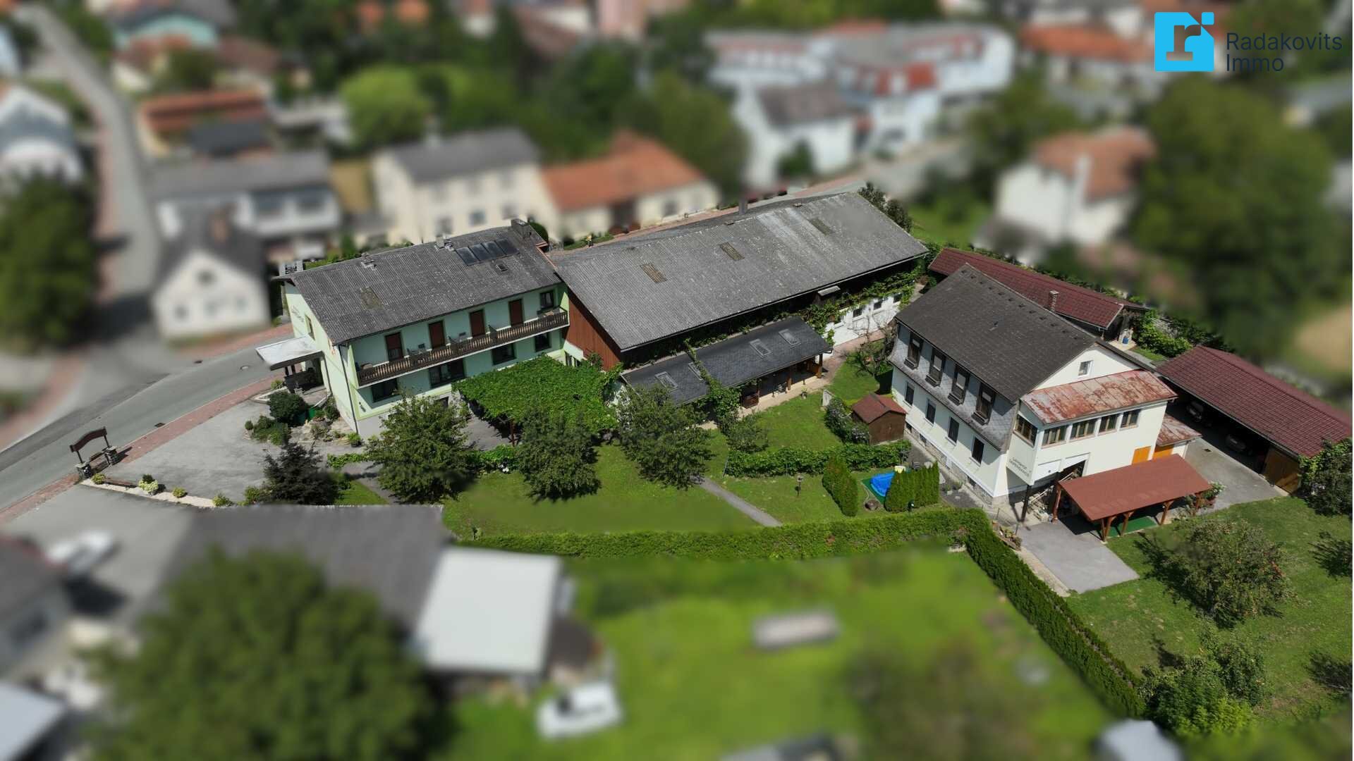 Wohnhaus + Pension + Heurigenlokal; Einzigartige Gelegenheit im Herzen von Bad Tatzmannsdorf