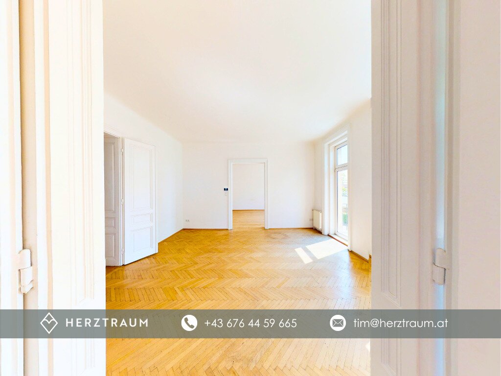 Altbaujuwel mit 117 m² & Balkon – Helle Wohnung mit Weitblick über Wien - PROVISIONSFREI