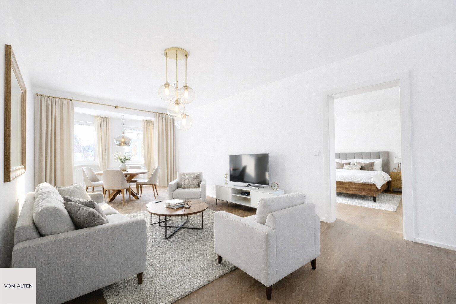 Modernisierte 2-Zimmer-Wohnung mit Zweitwohnsitz Option