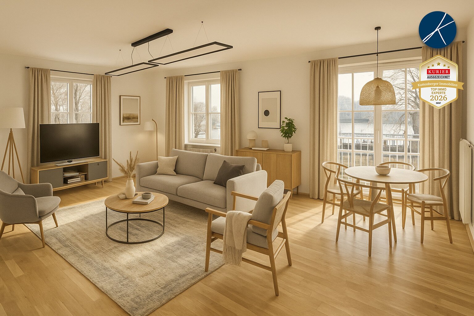 5-ZIMMER MIETWOHNUNG IN SCHÖNER LAGE VON KREMS-STEIN MIT BALKON UND DONAUBLICK