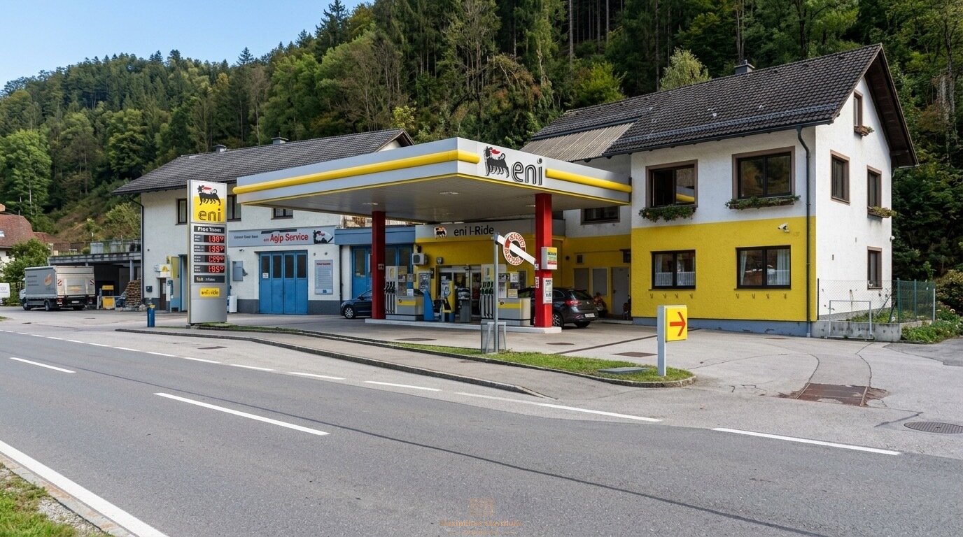 ENI Tankstelle | Trafik & Shop | Wohnhaus mit 2 Einheiten | Werkstatt & Carport | Gaming, NÖ
