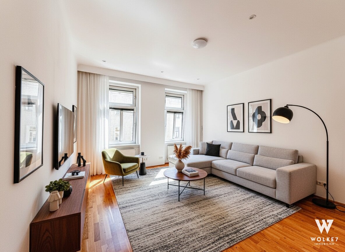 1,5-Zimmer Altbauwohnung mit großzügigem Balkon | Nähe U3 Johnstraße