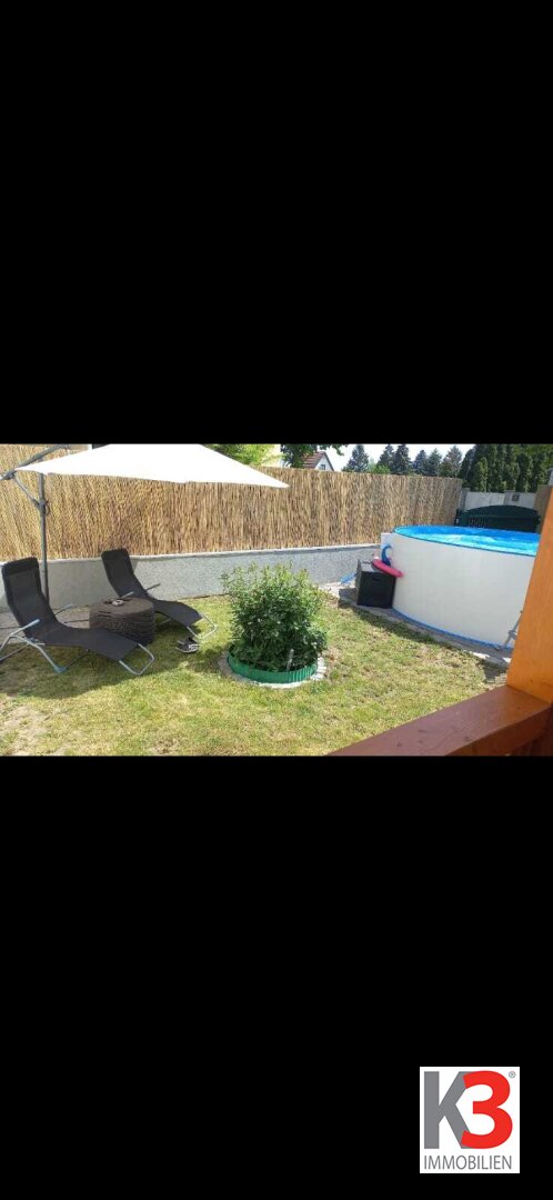 K3 - Gemühtlicher, barrierefreier Bungalow mit kleiner Werkstatt und angebautem Pavillon