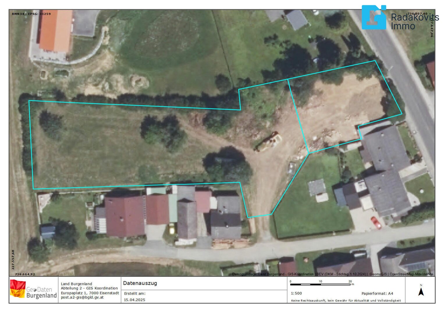 Interessantes Baugrundstück in Ollersdorf!