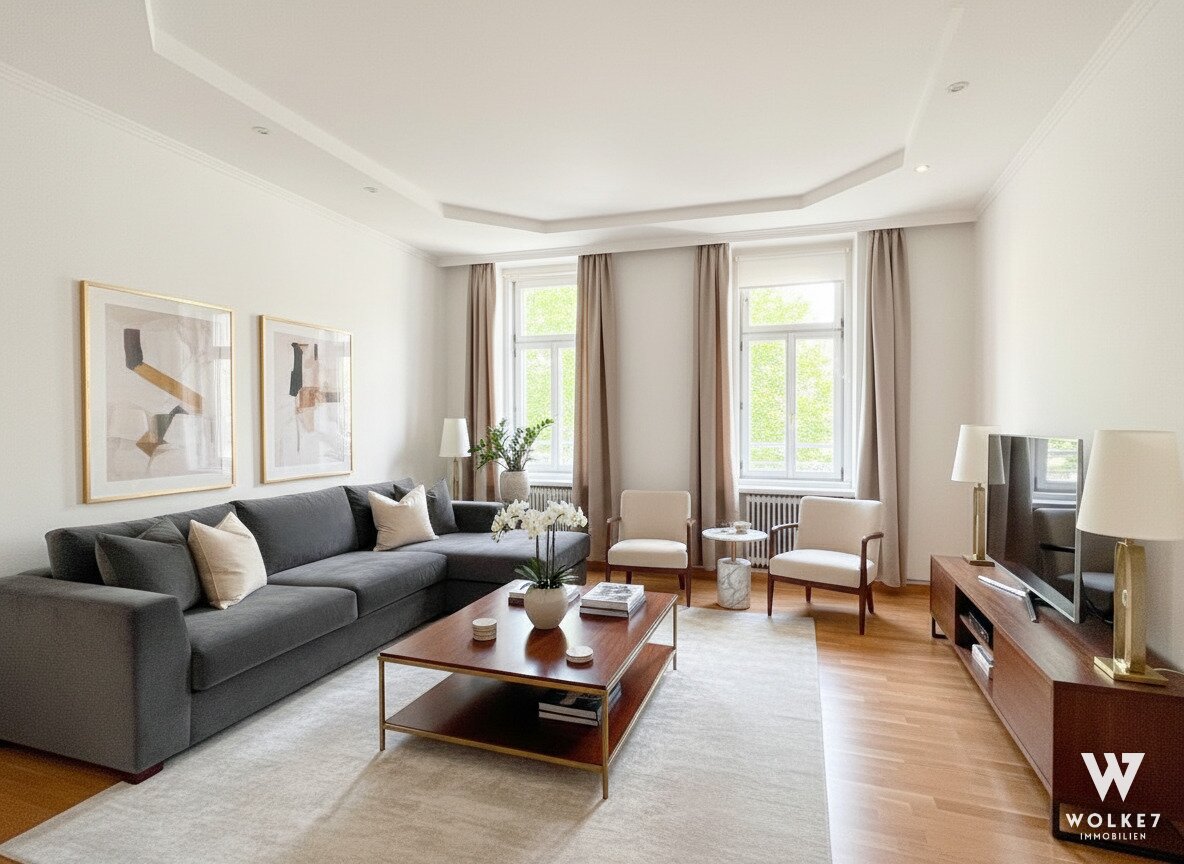 Stilvoll renoviertes Altbaujuwel – 3 Zimmer, ca. 79 m² | mit Lift & Klimaanlage | U6 Alserstraße | Str.-Bahn 43,44