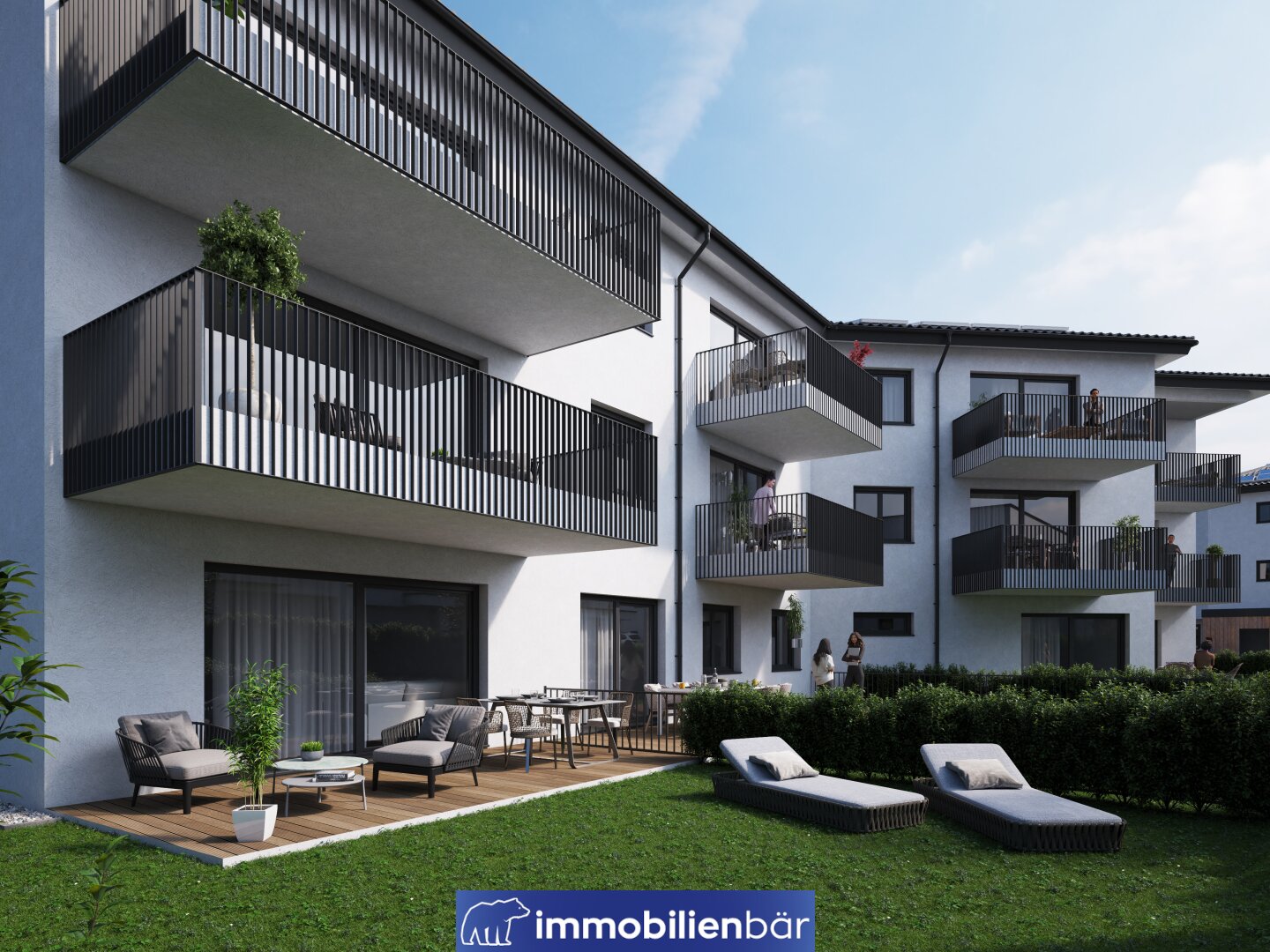 Exklusives Wohnen am Steegenbach - Top  6 - mit Küche - großer Balkon - ERSTBEZUG