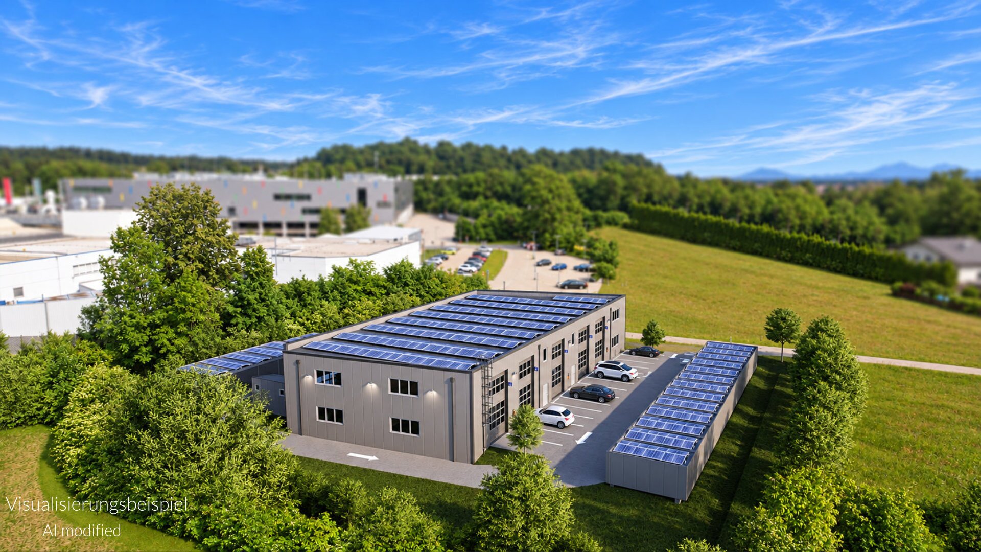 KAUF / MIETE, BEZUG ENDE 2026! Betriebs-/Produktions- oder Lagerhallen mit Flächen von 63 - 120 m² zu verkaufen / vermieten in Vöcklabruck / Nähe Varena (Top 7)