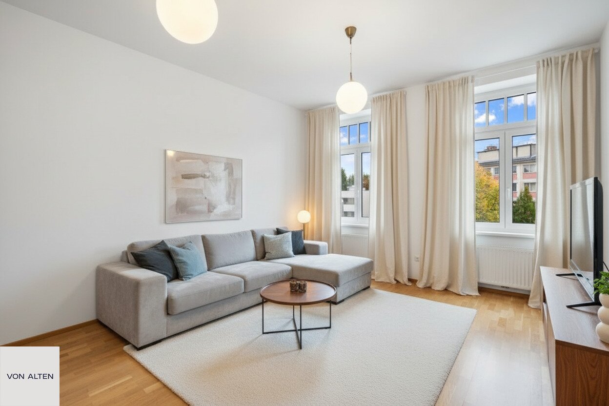Sanierte Altbauwohnung mit Lift, Parkblick und guter Verkehrsanbindung