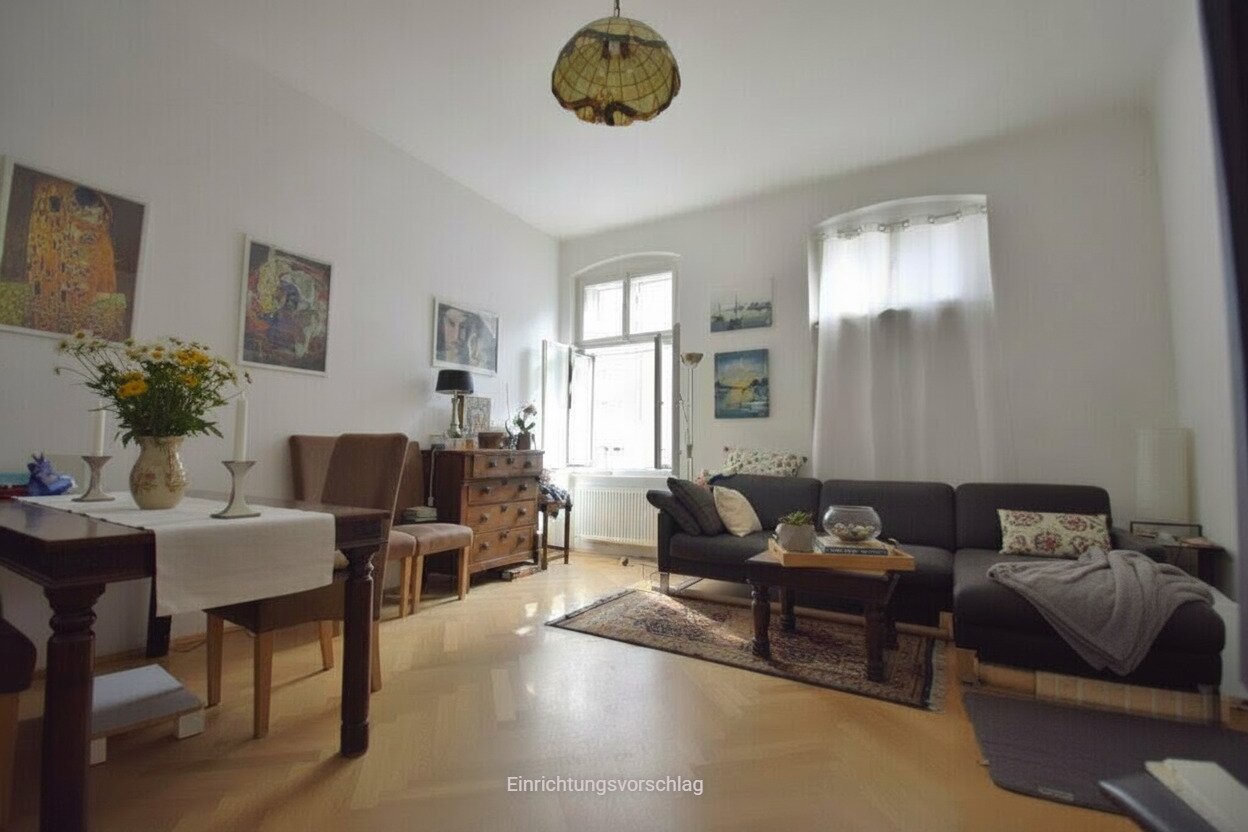 Schöne Altbau-3-Zimmer-Wohnung mit Balkon