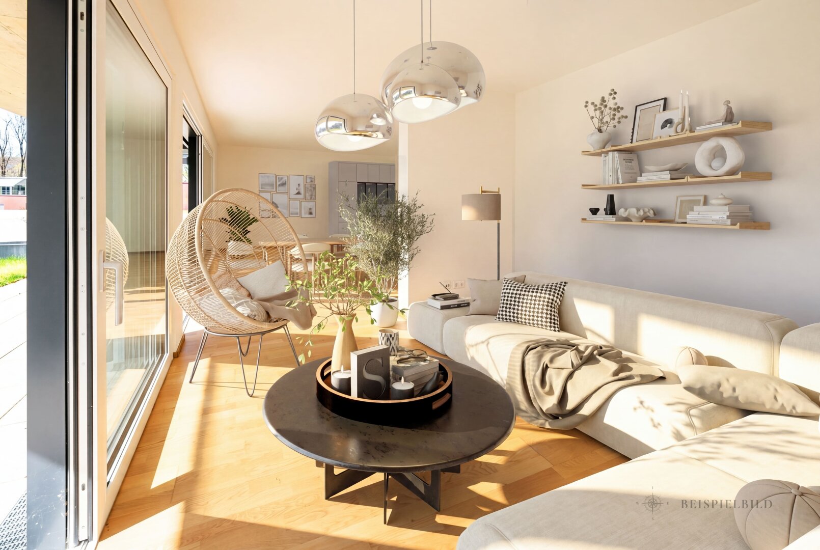 Neubau-Gartenwohnung mit Terrasse & Grünfläche – Wohnen auf höchstem Niveau