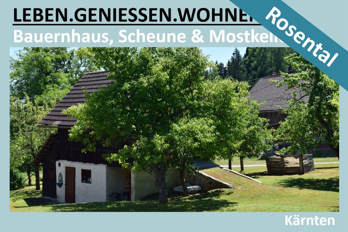 BAUERNHAUS, SCHEUNE & MOSTKELLER - OPEN HOUSE / BESICHTIGUNG - SAMSTAG, 9. AUGUST, 10:00 - 11:00 UHR