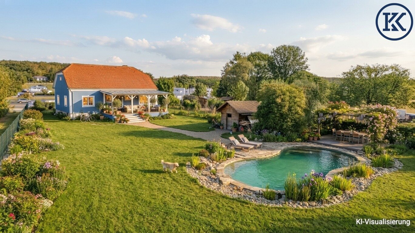 Hier ist Platz für Ihre Träume – Haus auf 2.345 m² Traumgrundstück in Neutal