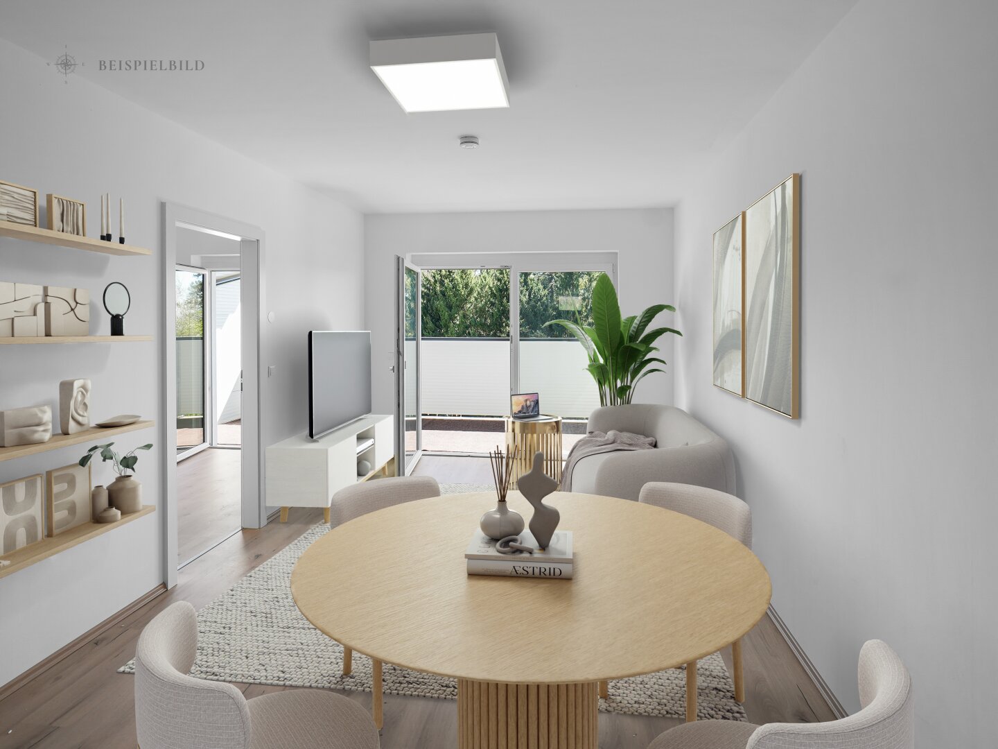 Neubau: 41,54 m² Wohnung mit 12 m² Balkon und Parkplatz (Top 2)