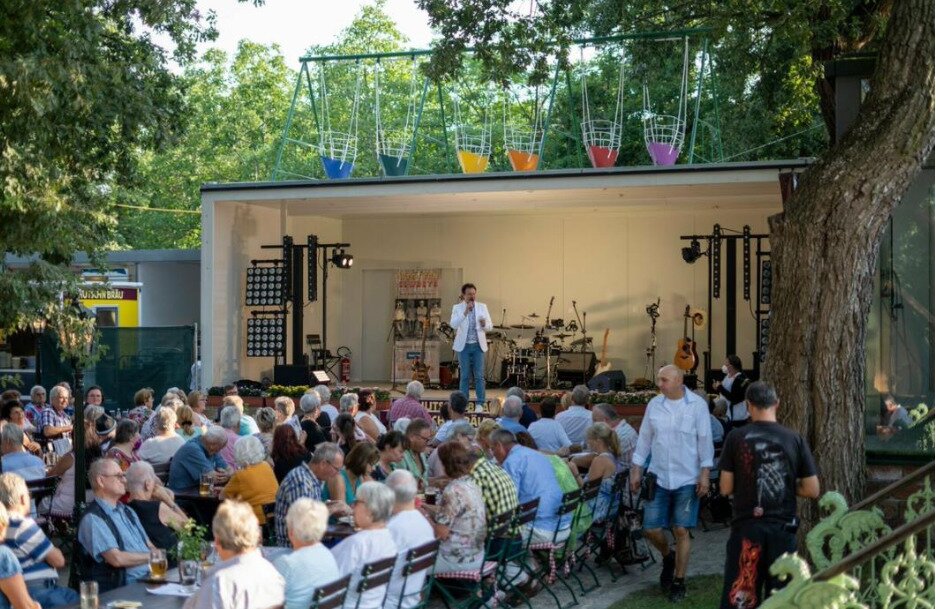 BIERGARTEN im Wiener Böhmischen-Prater