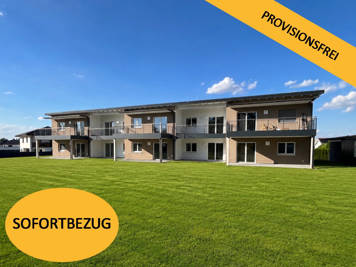 AKTION: Küche inklusive! Neubau 2-Zimmer Gartenwohnung mit 104 m² Eigengarten / Loggia / Carport und KFZ-Abstellplatz in Ried im Innkreis (Top 4)
