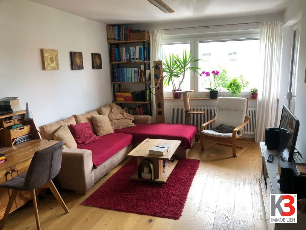 K3 - Salzburg/Parsch - Helle 3-Zimmer-Wohnung mit Balkon und Bergblick!!!