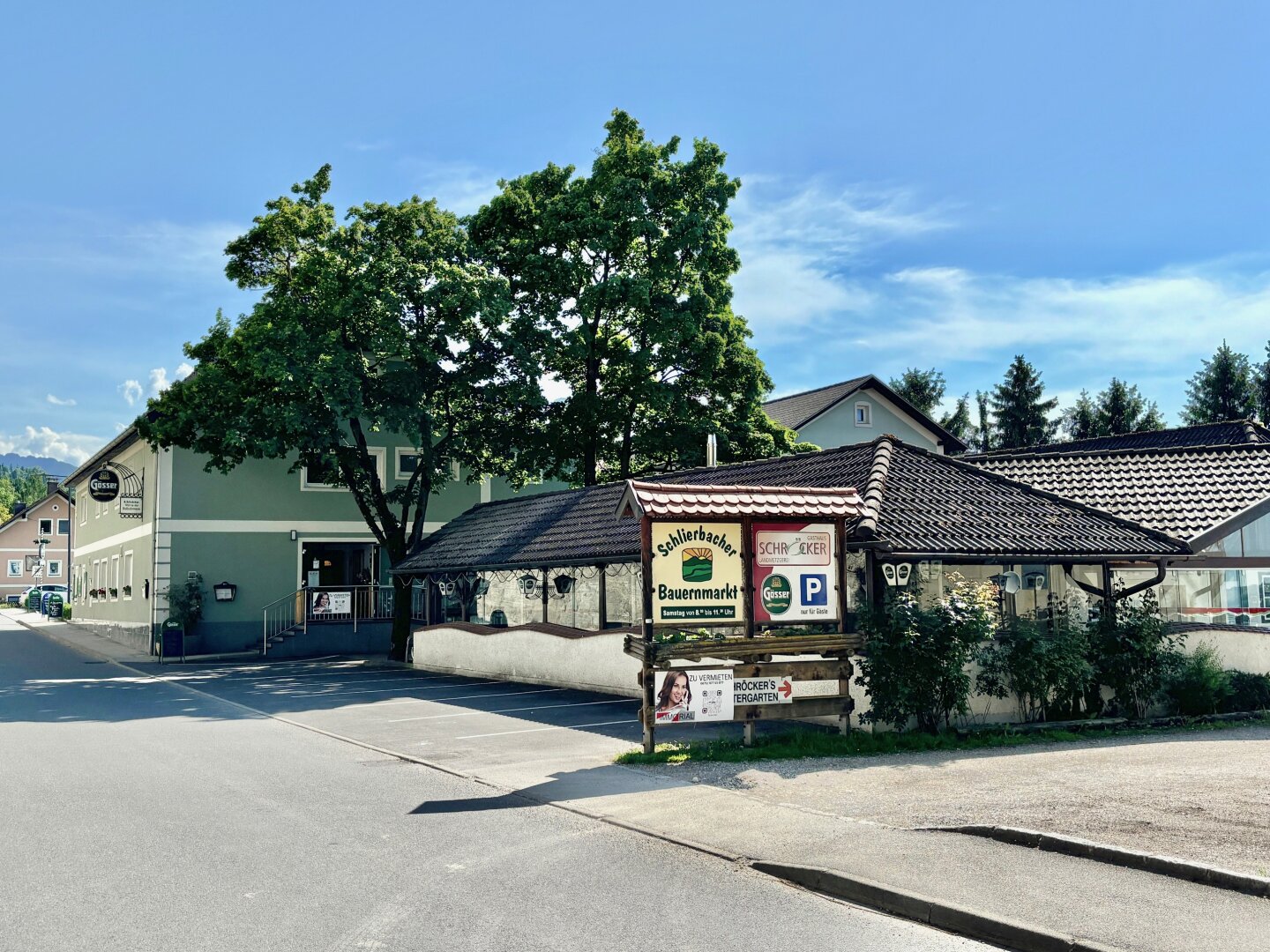 Chraktervoller Traditionsgasthof mit Gastgarten und Parkplätzen beim Stift Schlierbach!