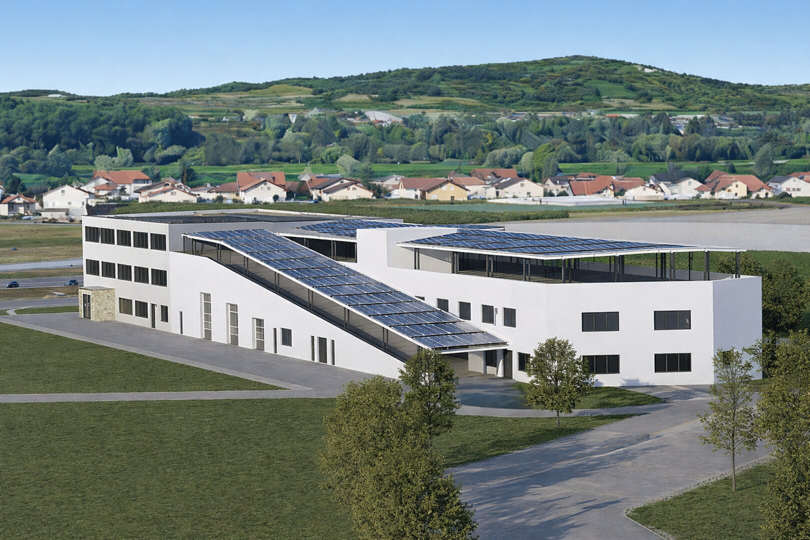 Betriebs-/ Büro-/ Produktion-/ Lagerflächen zwischen ca. 50 - 308 m² Fläche für Start-Ups und Gewerbebetriebe im Grünwallpark Ansfelden zu vermieten (Top A09)