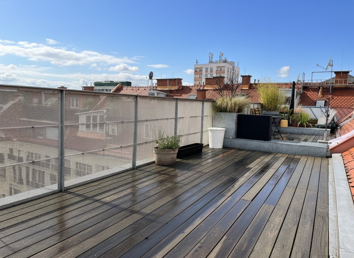 Helle Maisonettewohnung im Dachgeschoss mit Galerie und Terrasse im Herzen von Graz