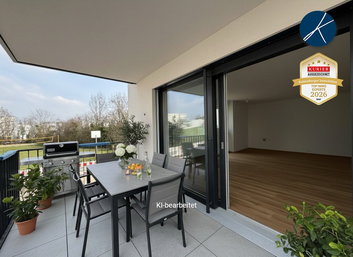 2-Zimmer Wohnung mit 9m² Balkon und Blick in´s Grüne (Top 7) - Neubauprojekt am Kremser Steindl