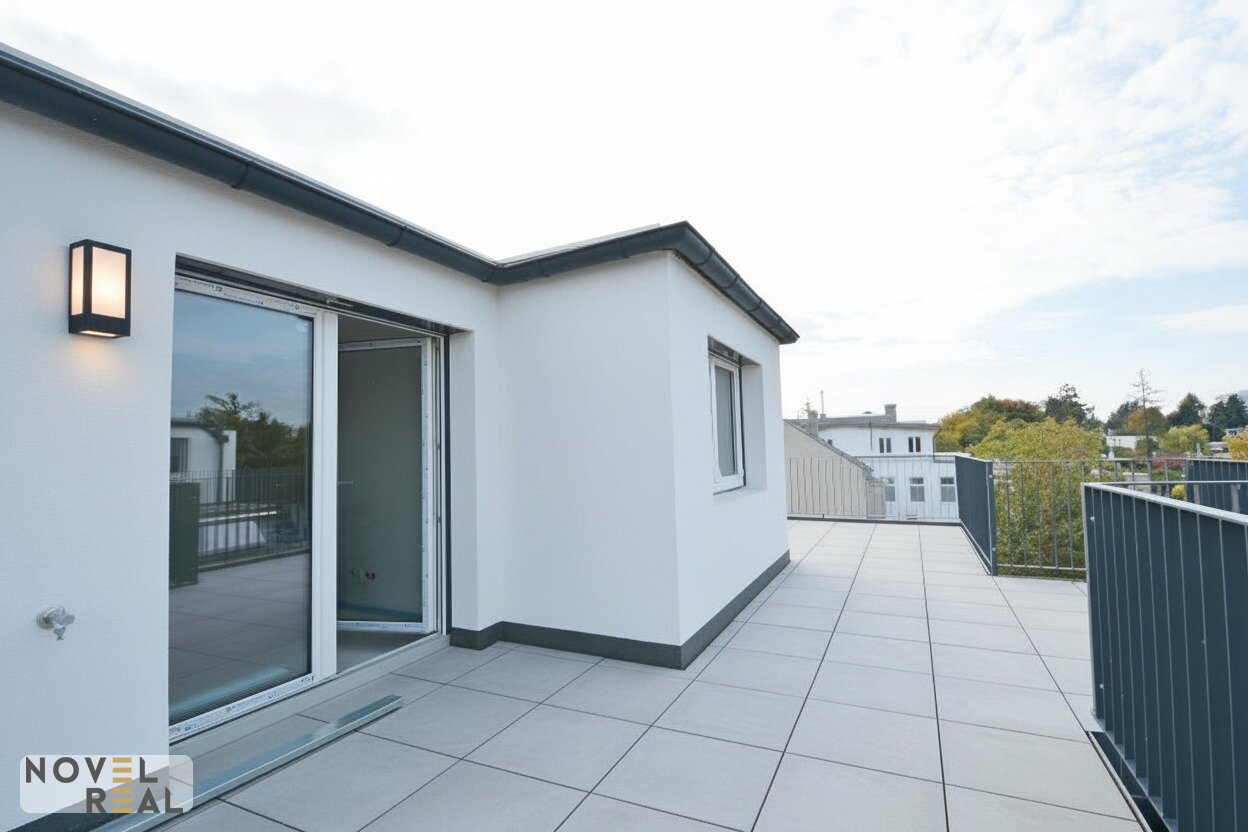 Ihr Rückzugsort im Freien – moderne Dachgeschoss-Wohnung mit großer Terrasse