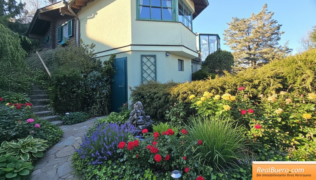 EINFAMILIENHAUS MIT WINTERGARTEN, TERRASSE, WELLNESSBEREICH SOWIE FERNBLICK