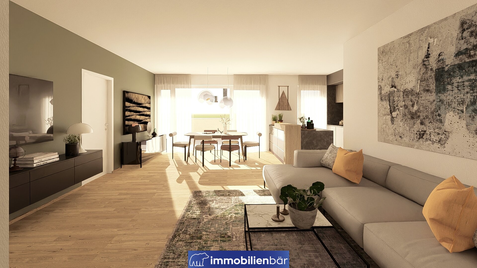 Große Gartenwohnung mit 4 Zimmer - Baustart erfolgt