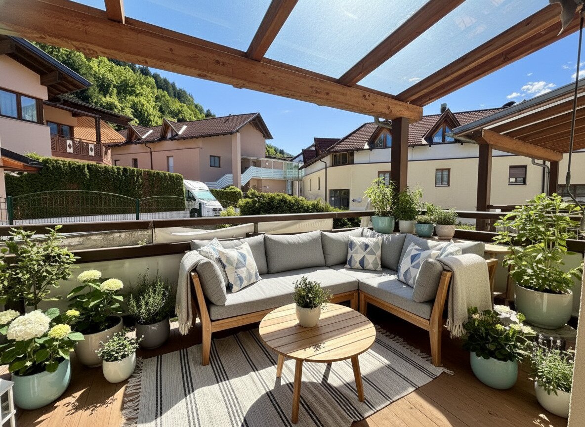 Wattens: Naturnahe 3-Zimmerwohnung mit sonniger Terrasse (ca. 9 m²), großem Kellerabteil & Tiefgaragenabstellplatz in ruhiger Lage