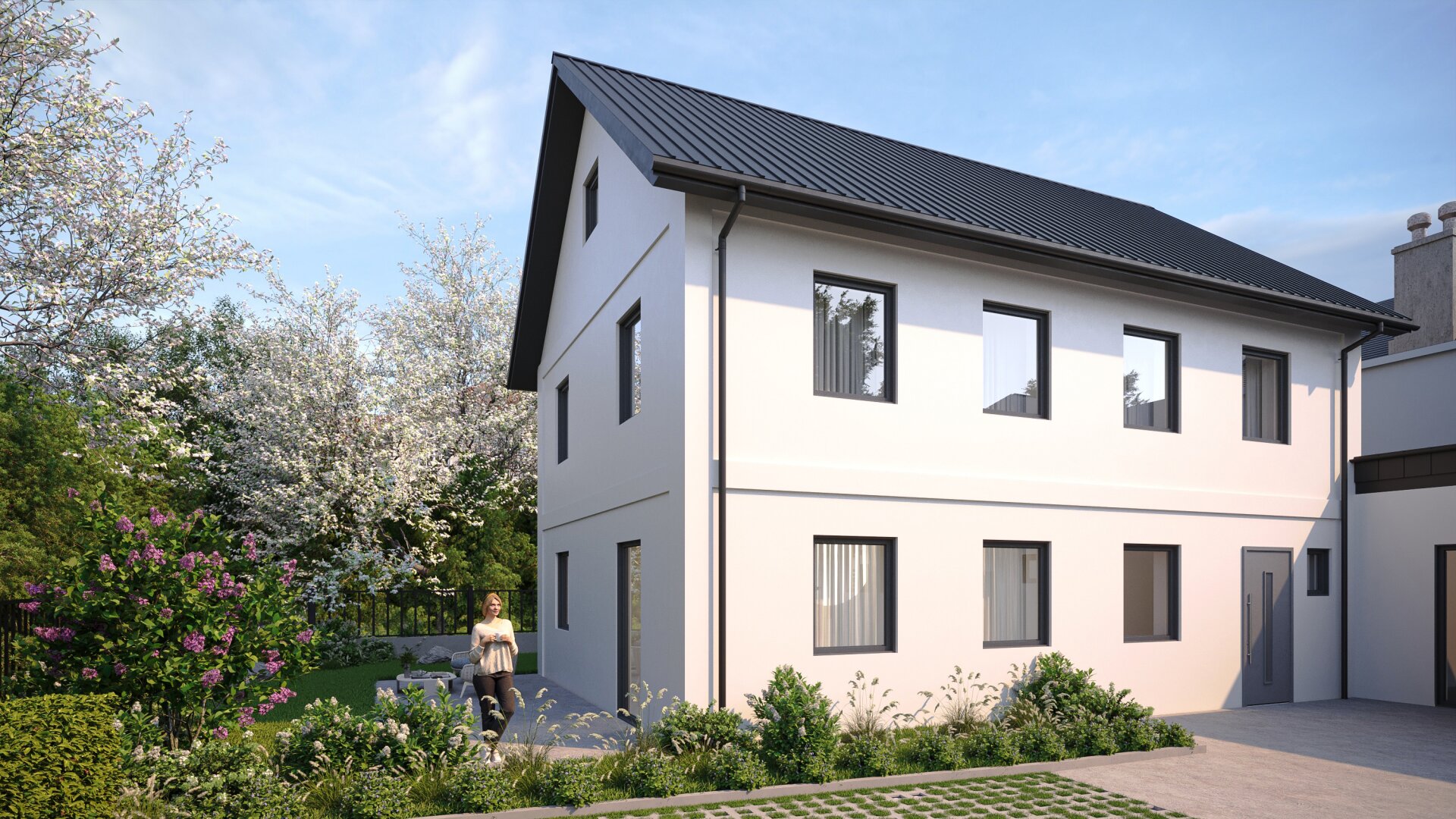 Moderne Doppelhaushälfte in ausgezeichneter Bad Vöslau Lage inkl. Garten und großzügiger Terrasse