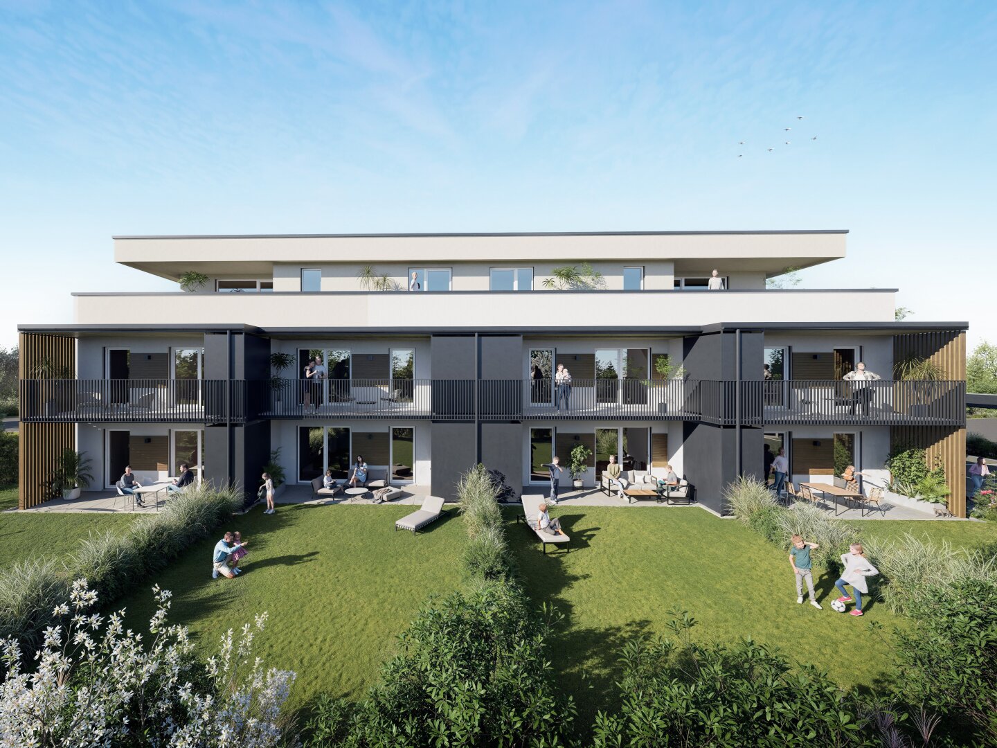 2-Zimmer-Gartenwohnung | ca. 51 m² | Terrasse & Eigengarten | Neubau