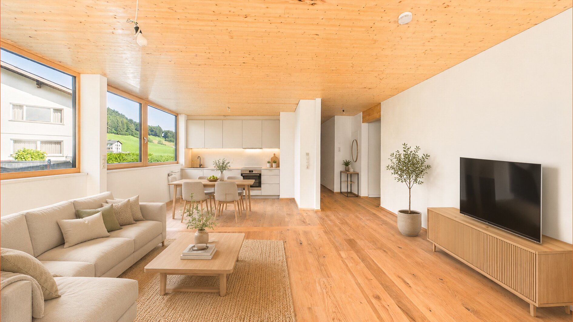 Hittisau | Großzügige 4-Zimmer-Gartenwohnung im Bregenzerwald