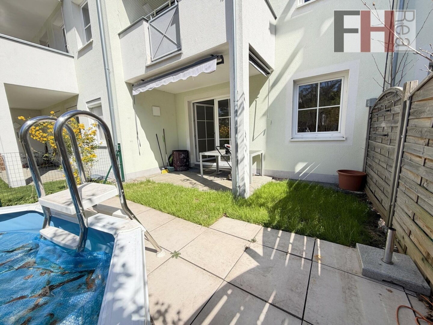 Charmante Gartenwohnung 3 Zimmer, Terrasse, Pool & Stellplatz in zentraler Bad Vöslauer Lage