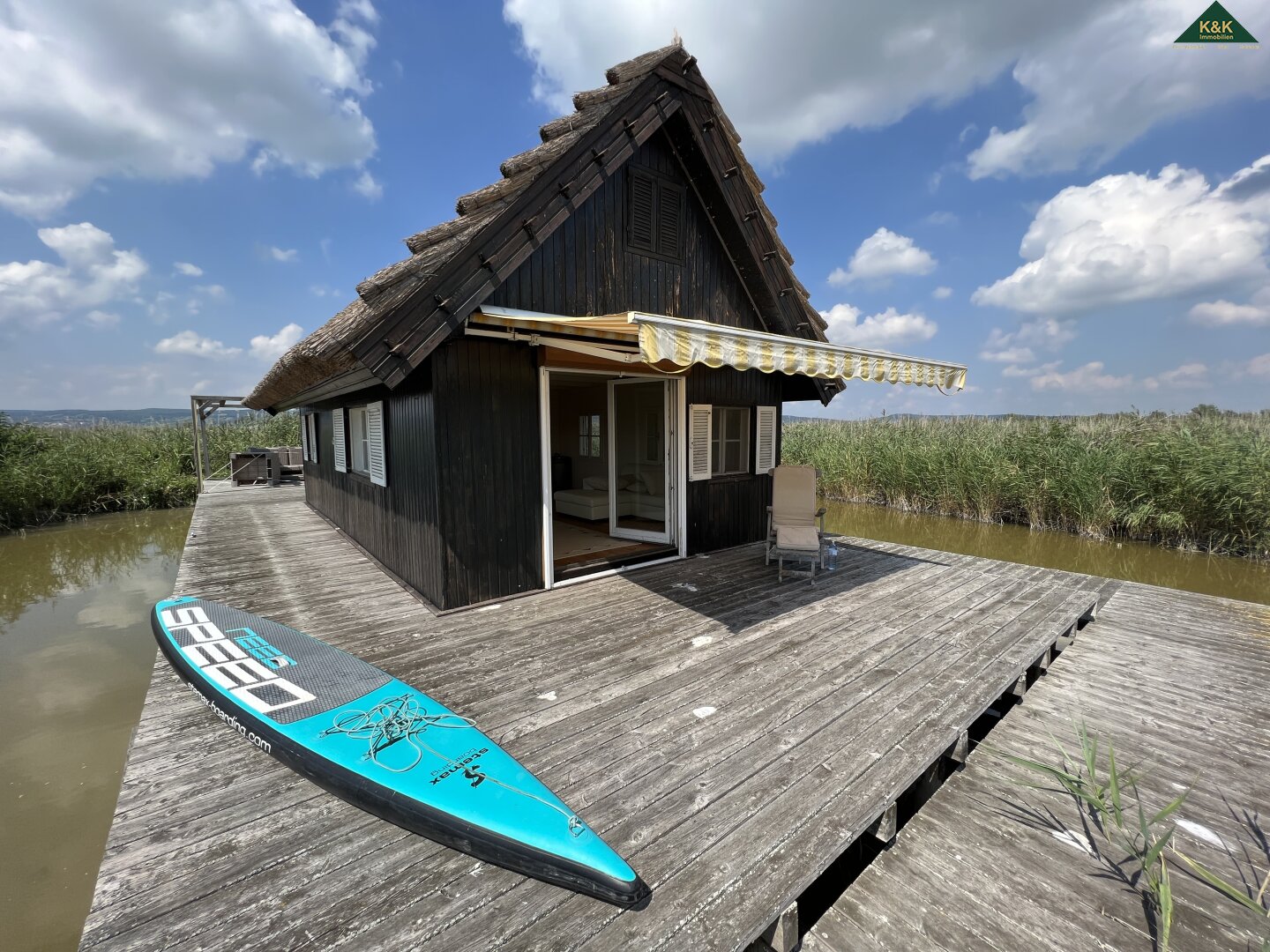 EIN TRAUM - ALLEINRUHELAGE - UNEINSEHBAR - IM NEUSIEDLER SEE - AUF PACHTGRUND MIT YACHTHAFEN BOOTSANLEGEPLATZ