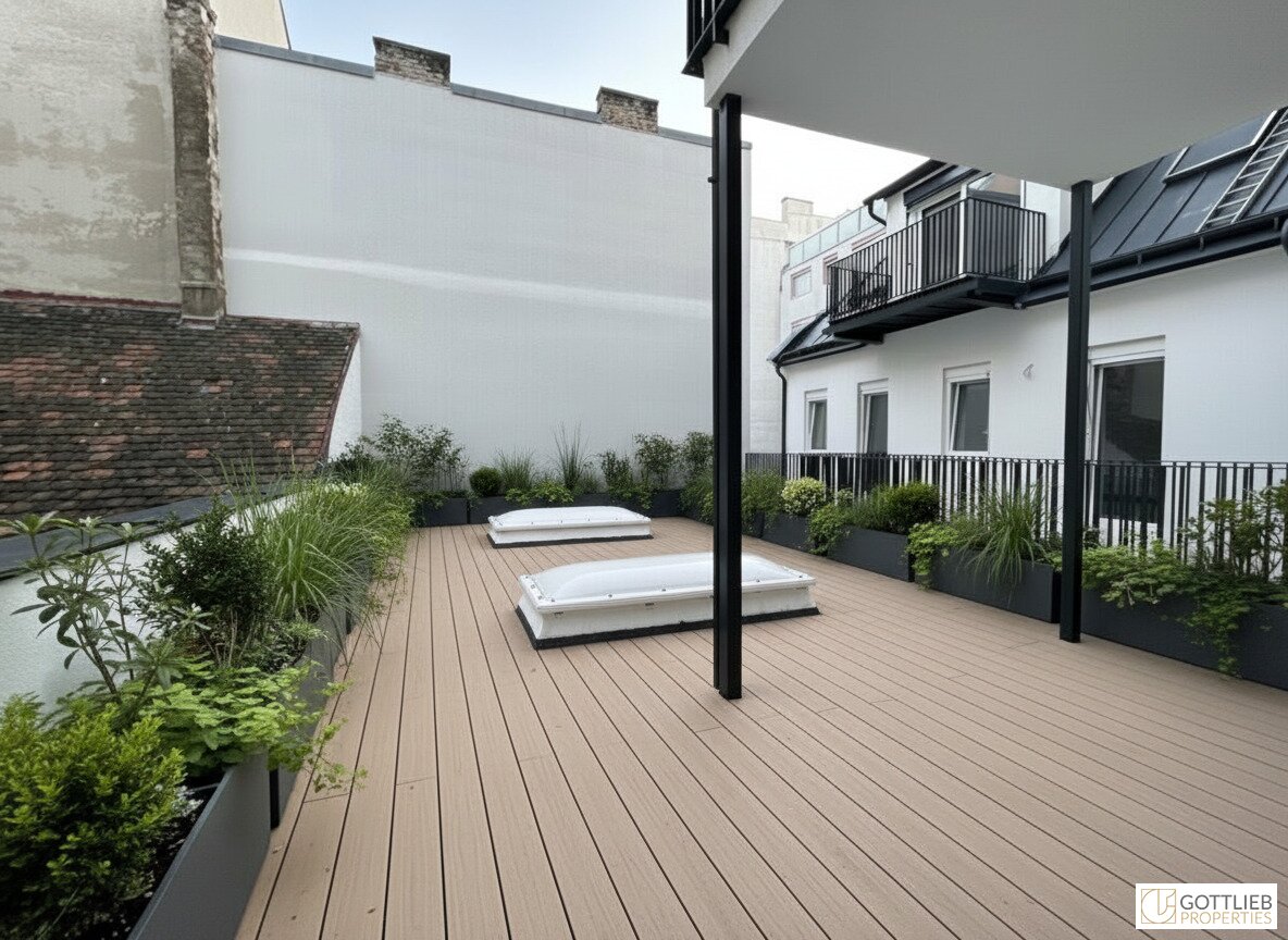 Erstbezug in U-Bahn-Nähe! Liebevoll generalsanierte 3-Zimmer-Wohnung mit Loggia und Terrasse in Gründerzeithaus