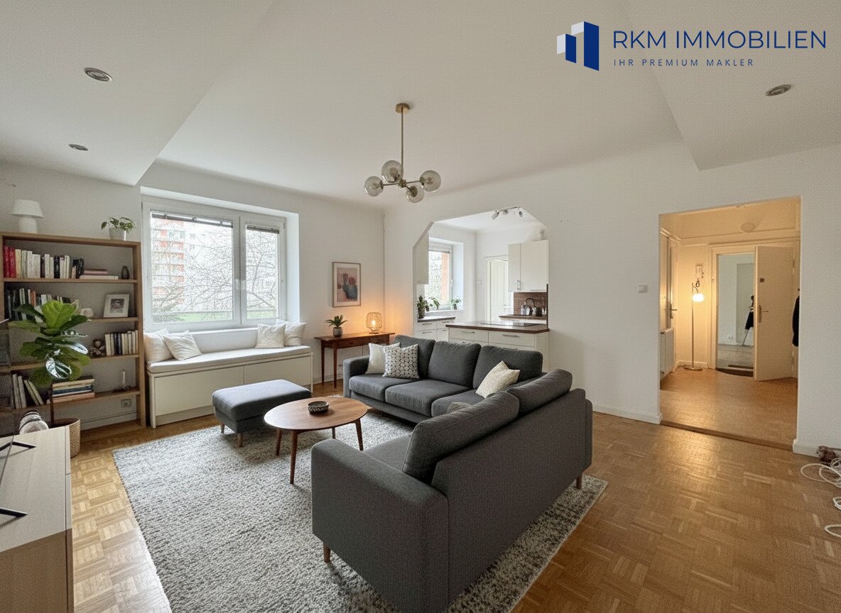 Helle 3-Zimmer-Wohnung mit Balkon in Ruhelage