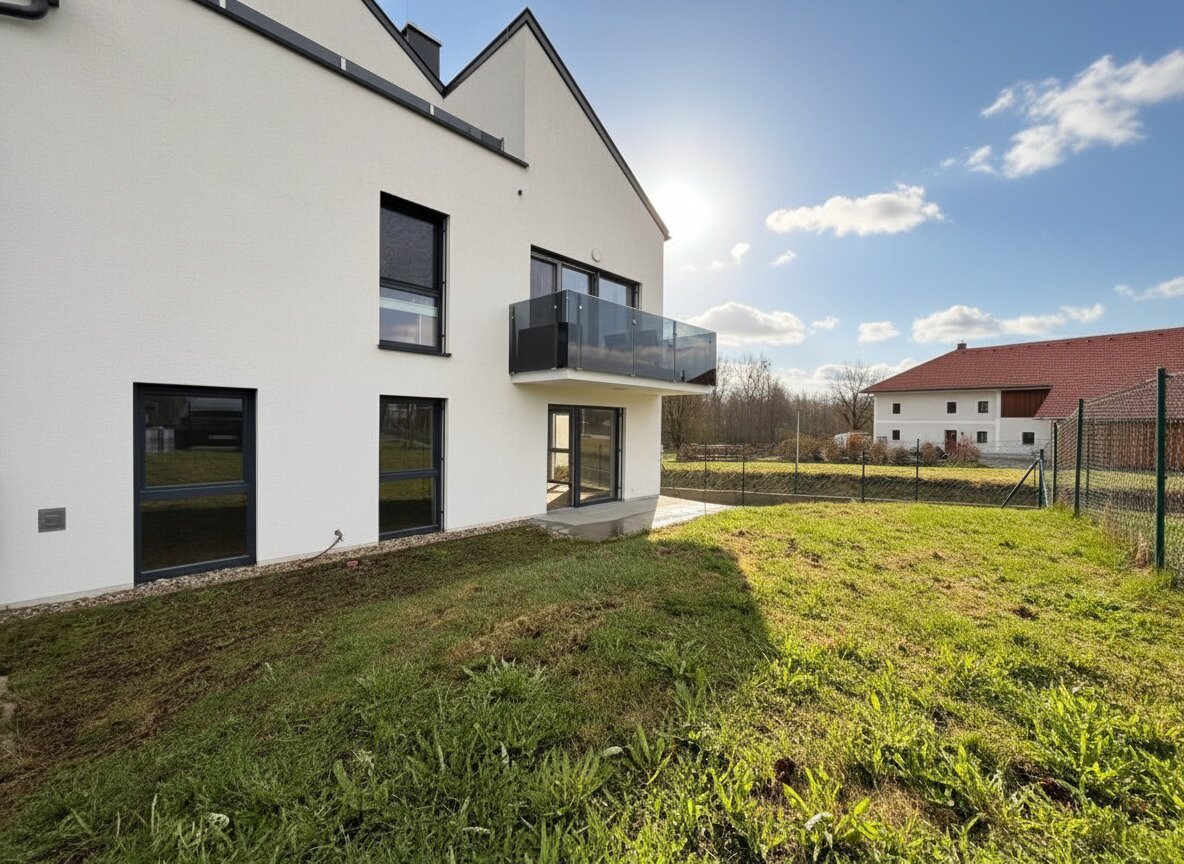 Perfekt geschnittene 3-Zimmer-Wohnung mit Garten