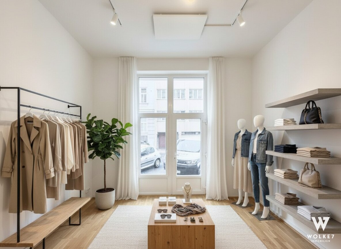 Modernes Geschäftslokal mit unbefristetem Mietvertrag – 20 m² im Erdgeschoss